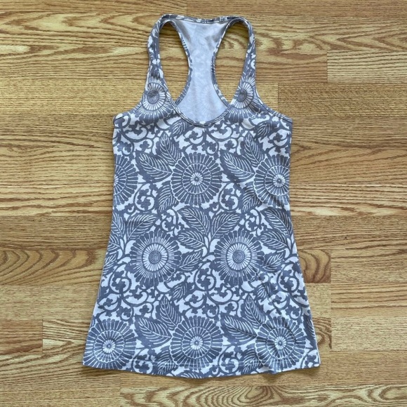 Lululemon Cool Racerback Floral white fossil - Picture 8 of 9